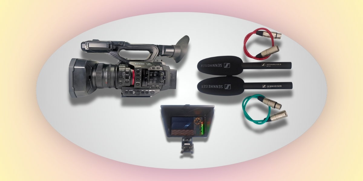 Kamera-Interview-Kit mit Panasonic HC-X2 und Sennheiser MKE 600 zum Mieten