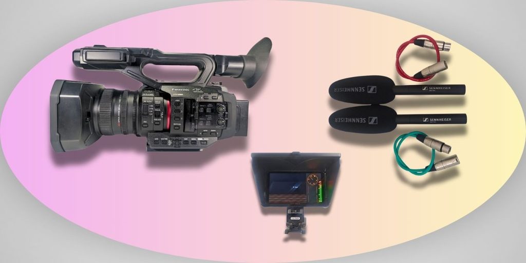Business & Event Recording Kit mit Panasonic HC-X2, GH6, DJI Mics und Stativen